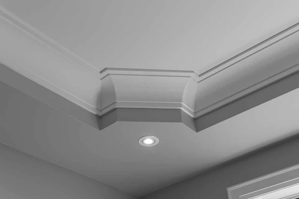 Inside Corner One Step Crown Molding